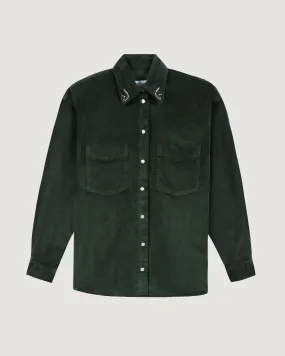 "Horses" monselet velvet shirt