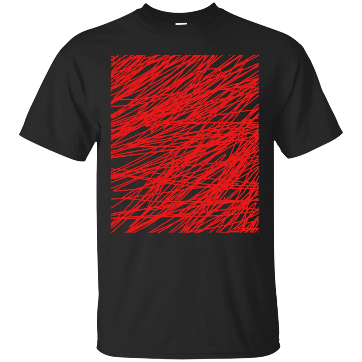 Red abstract art string T-Shirt T-Shirt