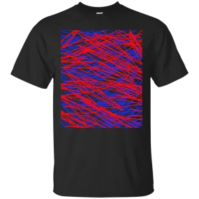 Red and blue abstract art string T-Shirt T-Shirt