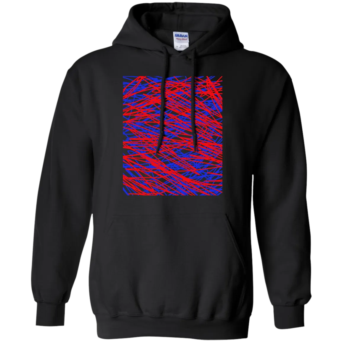 Red and blue abstract art string T-Shirt T-Shirt