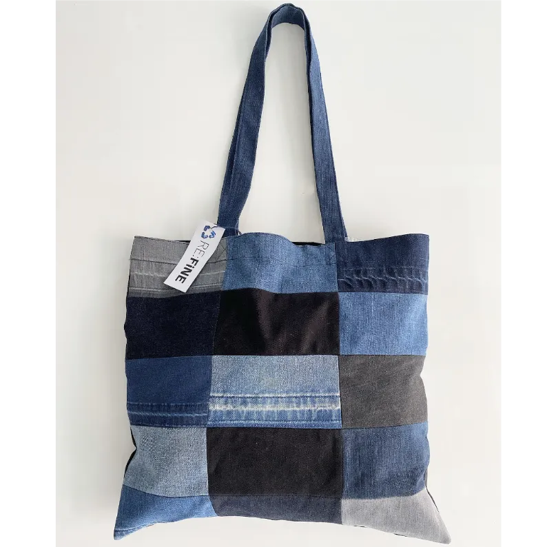 Refine Denim Recycled Patchwork Bag 03