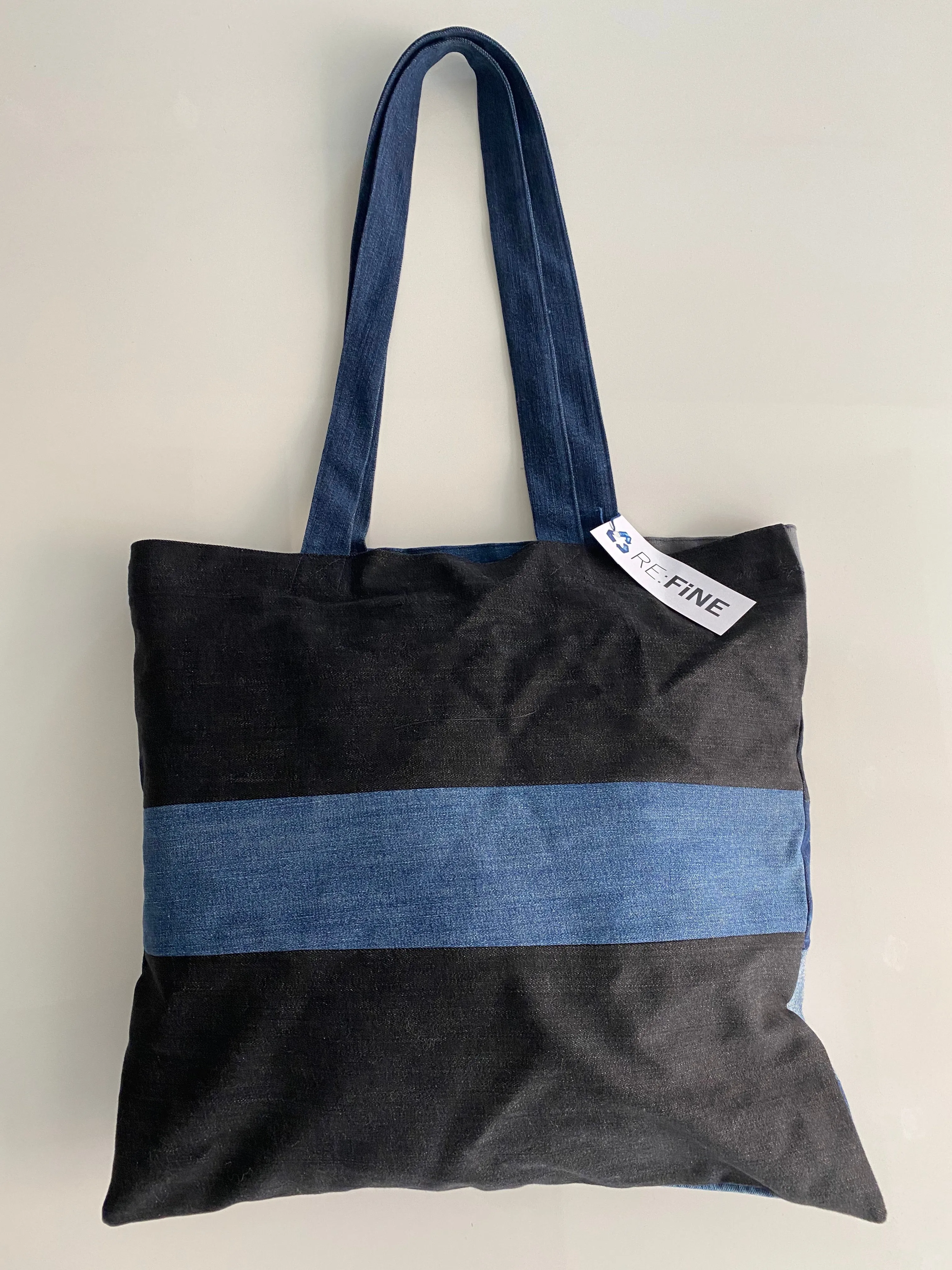 Refine Denim Recycled Patchwork Bag 03