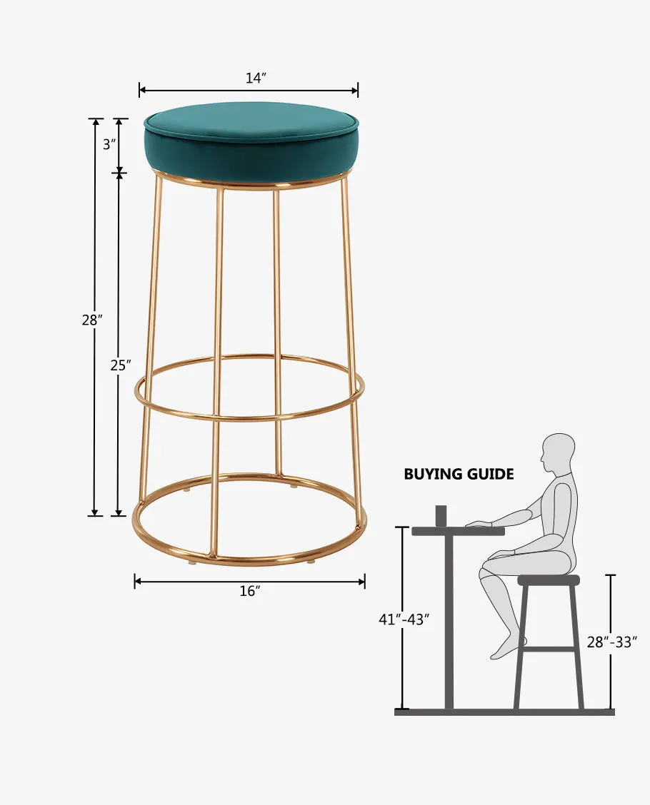 Reno Round Bar Stools Set of 2