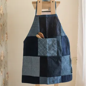 Repurposed Upcycled Denim Jeans Apron (Kids)