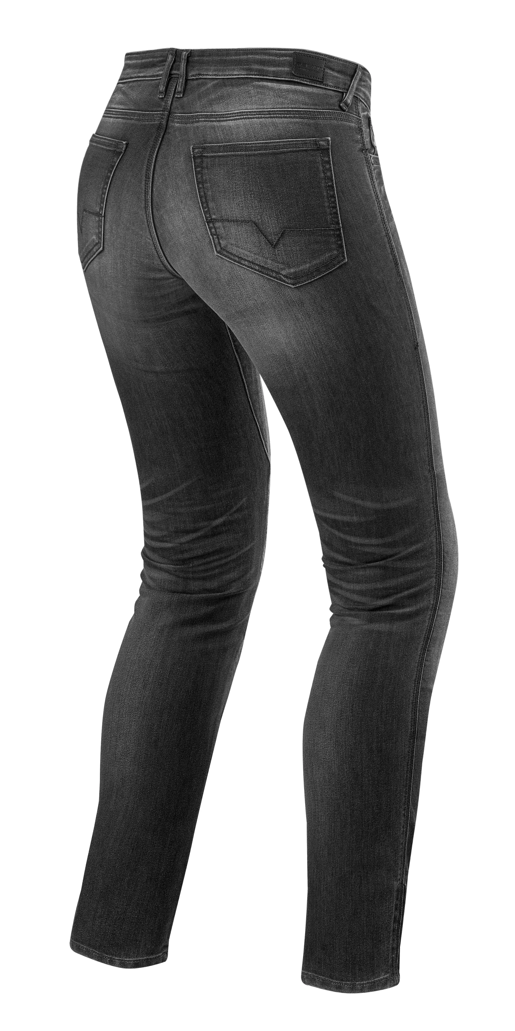 REV'IT! Women's Westwood SF Motorcycle Jeans Grey Wash