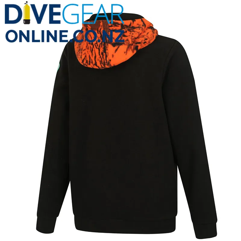 Ridgeline Kids Spliced Hoody Blaze Orange Camo