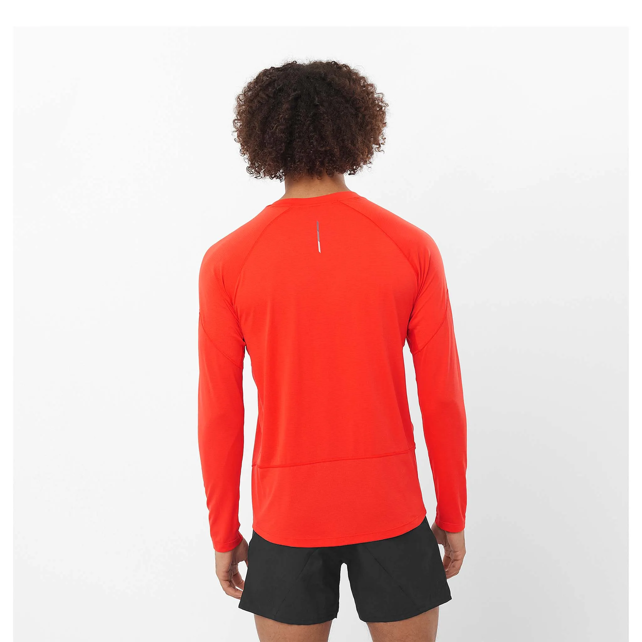 Salomon | Men's Cross Run Long Sleeve T-Shirt - Cherry Tomato