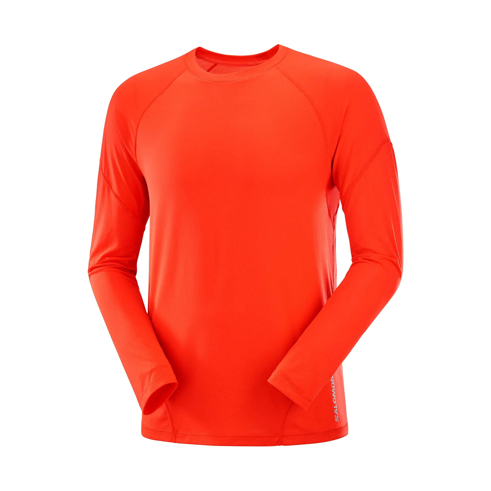 Salomon | Men's Cross Run Long Sleeve T-Shirt - Cherry Tomato