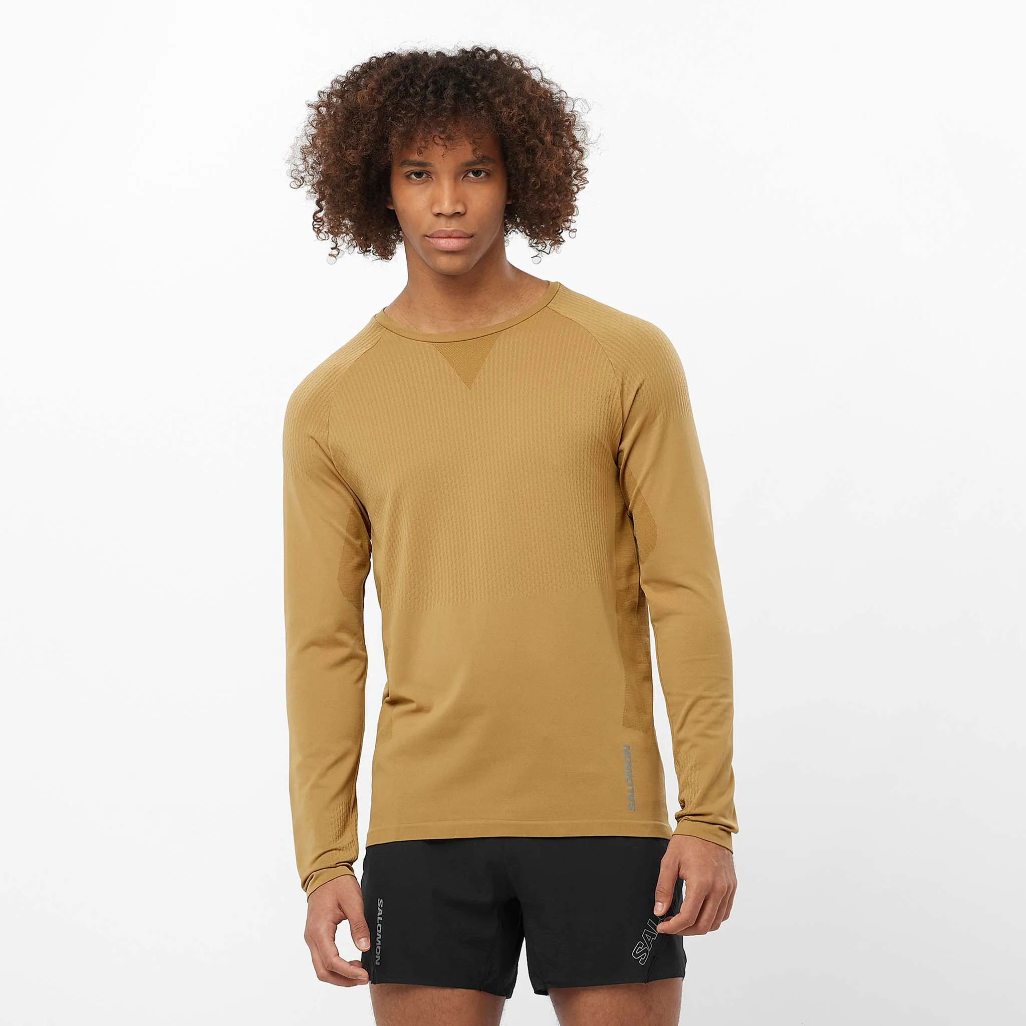 Salomon | Men's Sense Aero Seamless Long-Sleeve T-Shirt - Antique Bronze