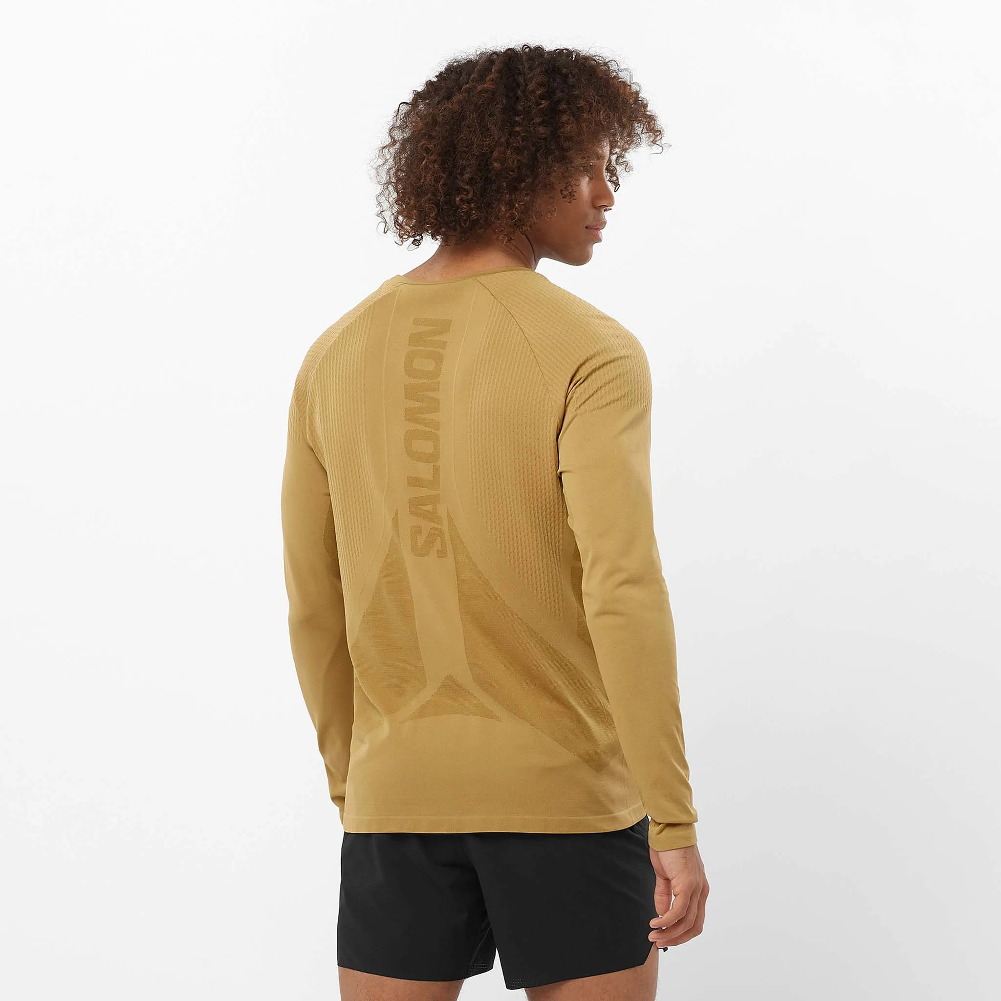 Salomon | Men's Sense Aero Seamless Long-Sleeve T-Shirt - Antique Bronze