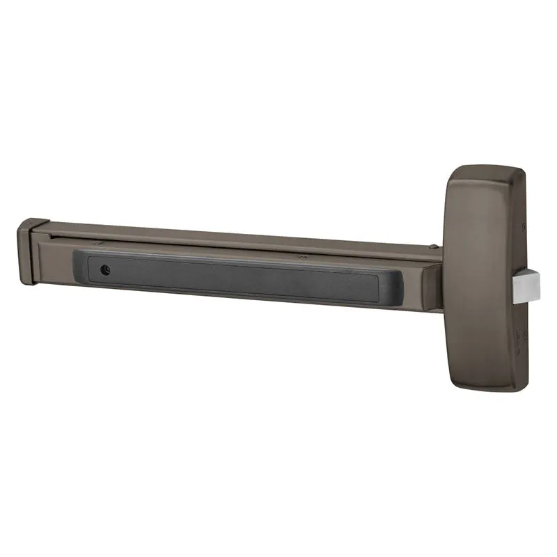 Sargent 12-8888-E Rim Exit Device, Fire Rated, Multi-Function, Exit Only, 24-32" Bar, Grade 1, Non-Handed