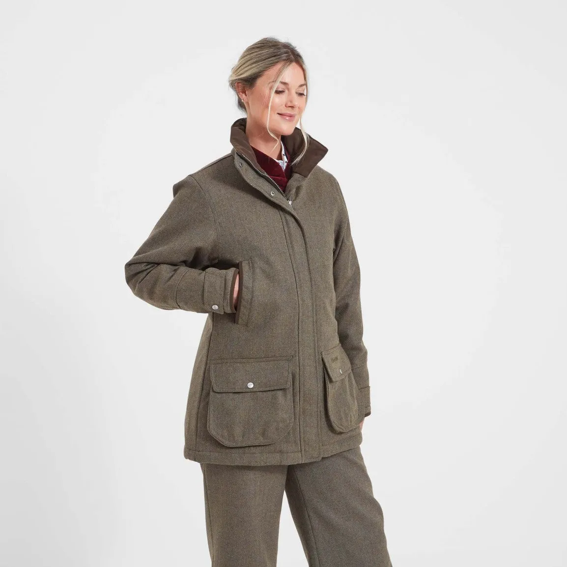 Schoffel Ladies Ptarmigan Tweed Coat