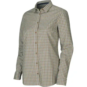 Selja Lady L/S Check Shirt - Heritage Blue Check by Harkila