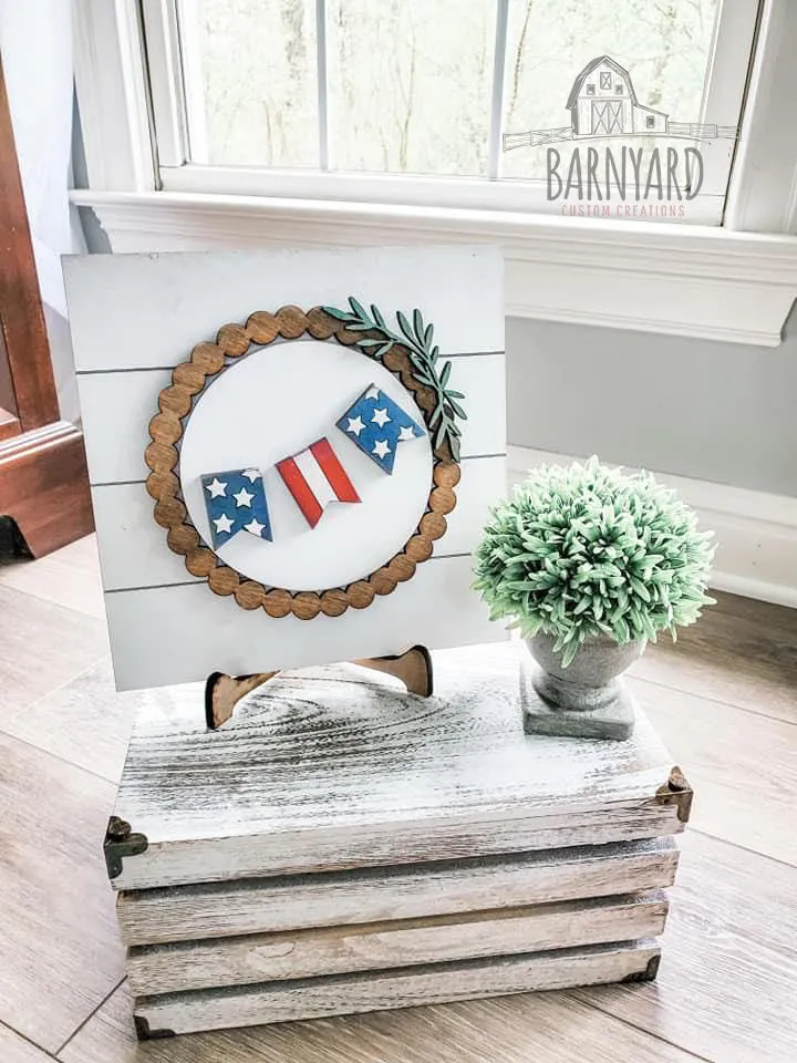 Ship Lap Interchangeable Sign| DIY Paint Party Sign