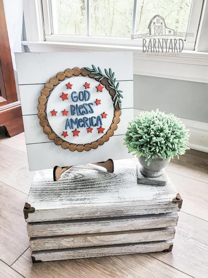 Ship Lap Interchangeable Sign| DIY Paint Party Sign