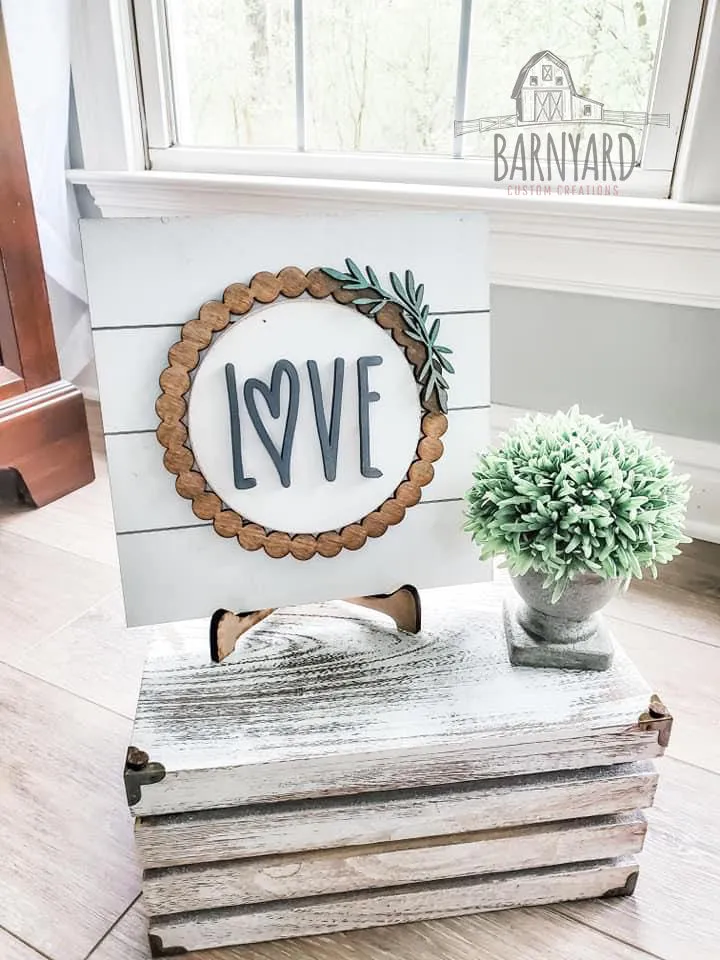 Ship Lap Interchangeable Sign| DIY Paint Party Sign