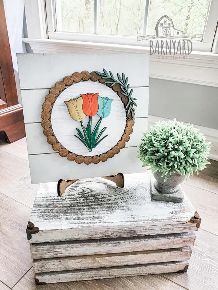 Ship Lap Interchangeable Sign| DIY Paint Party Sign