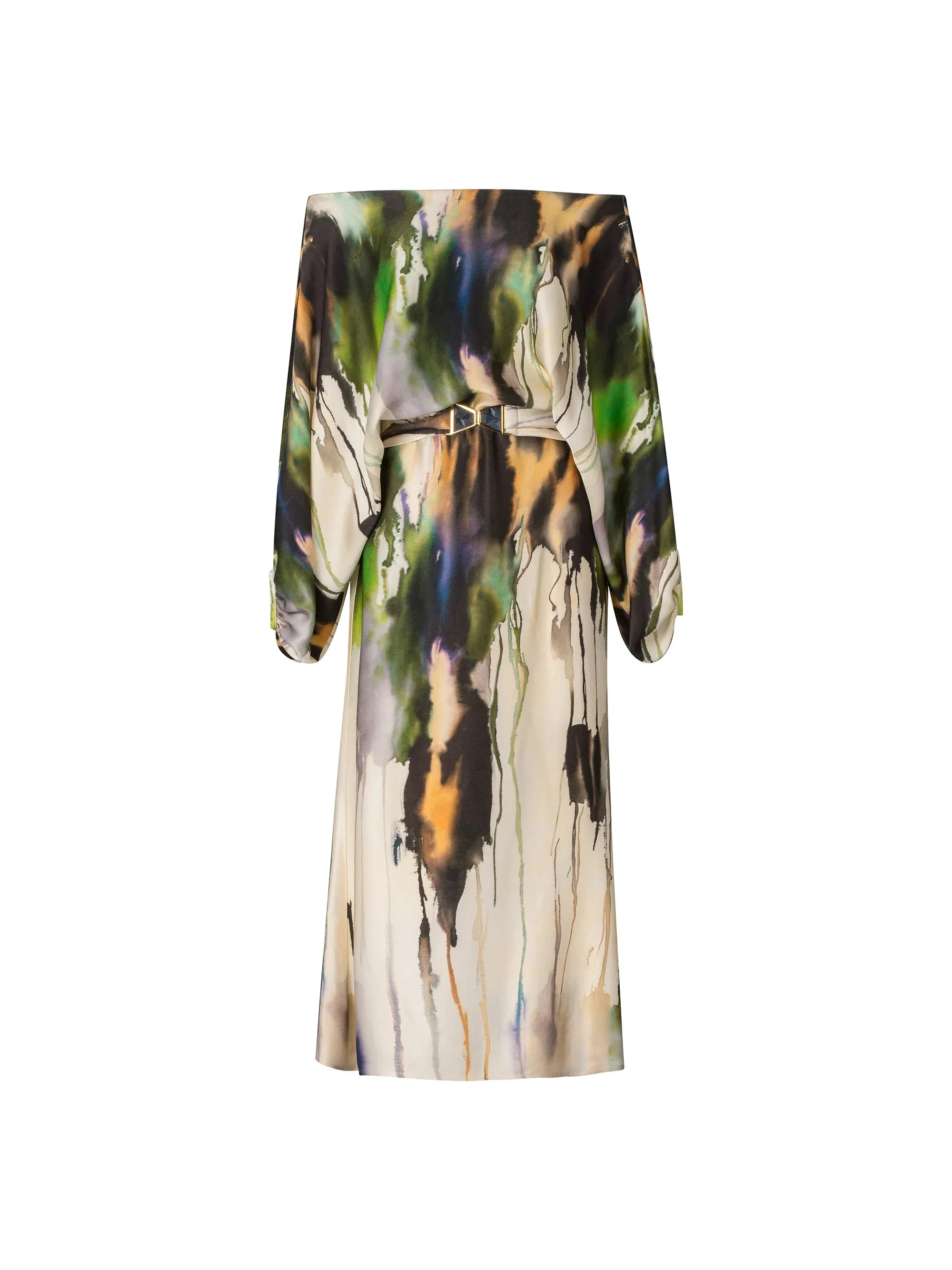 Silvia Tcherassi Kalani Dress Olive