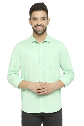 Slim Fit Cotton Polyester Cavalary Twill Shirt