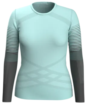 Smartwool Intraknit Thermal Merino Base Layer Pattern Crew - Women's