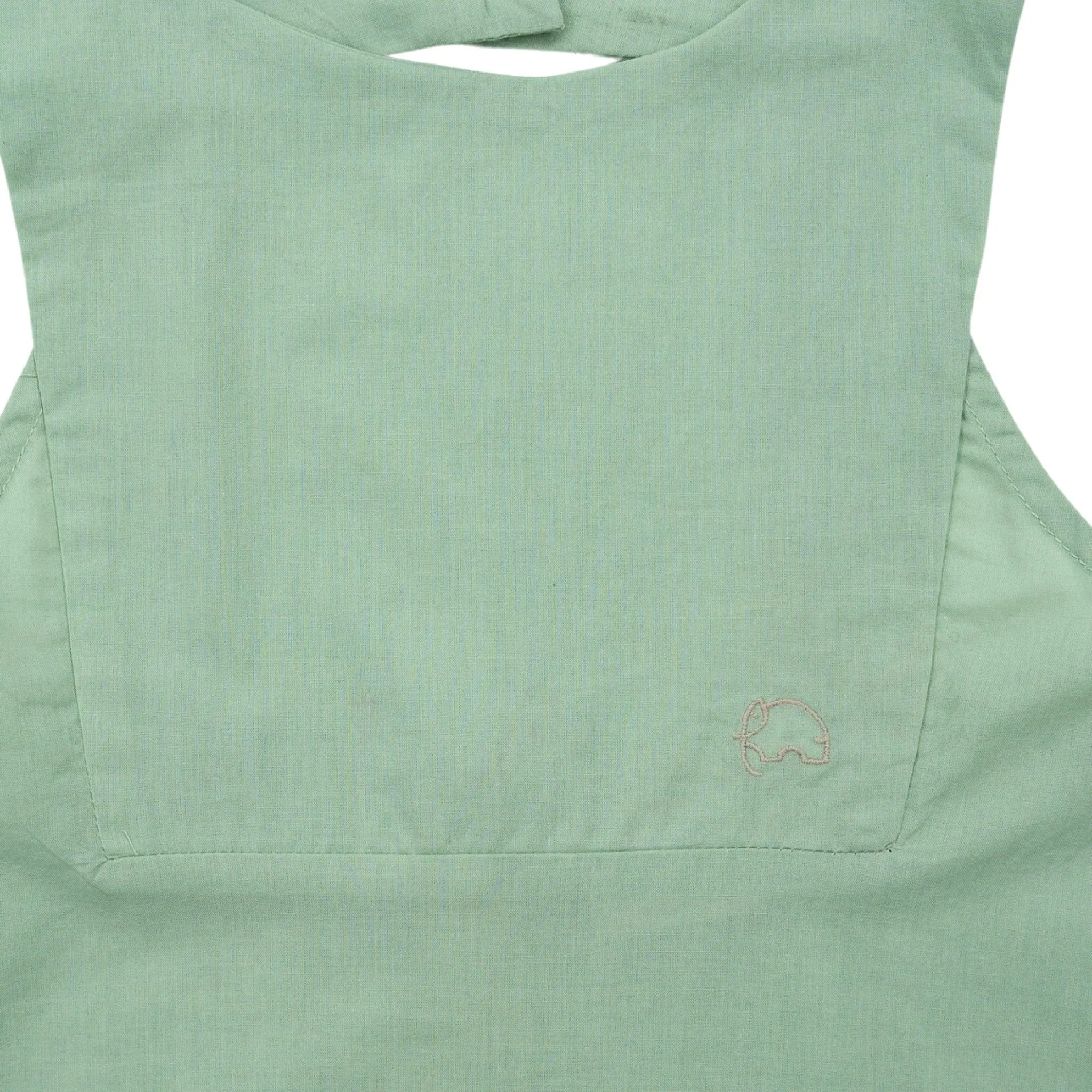 Smoke Green Cotton Kids Top