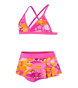 SPEEDO Girls Two Piece Swimskirt w/ Side Pocket