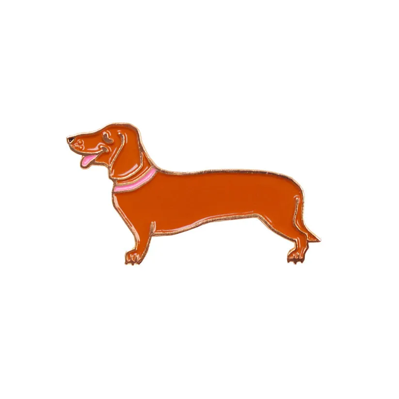 Spilla Per Giacca di Jeans - Dachshund Pin