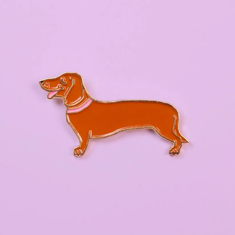 Spilla Per Giacca di Jeans - Dachshund Pin