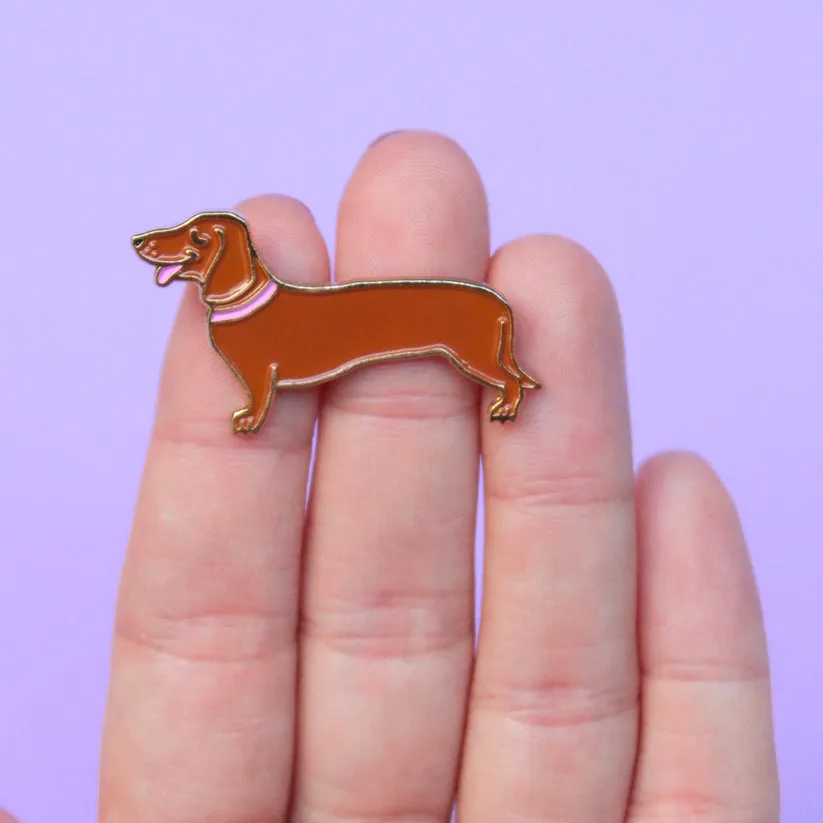 Spilla Per Giacca di Jeans - Dachshund Pin