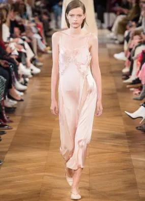 Stella McCartney spring '19 maxi slip dress, pink, 8