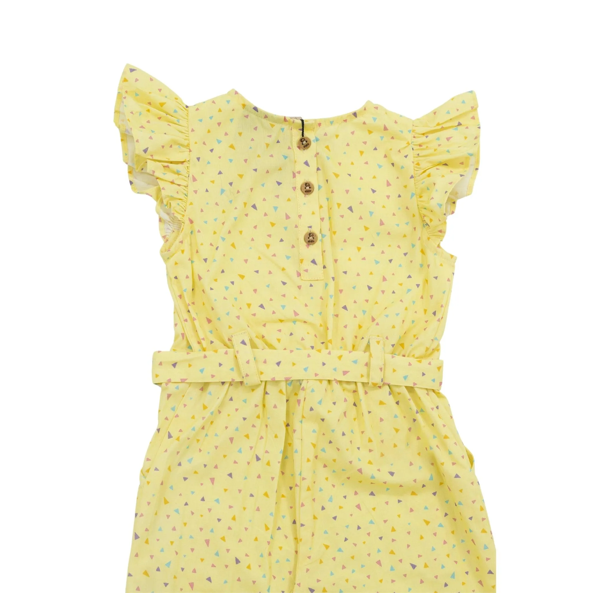 Stylish Lemon Meringue Jumpsuit for Children