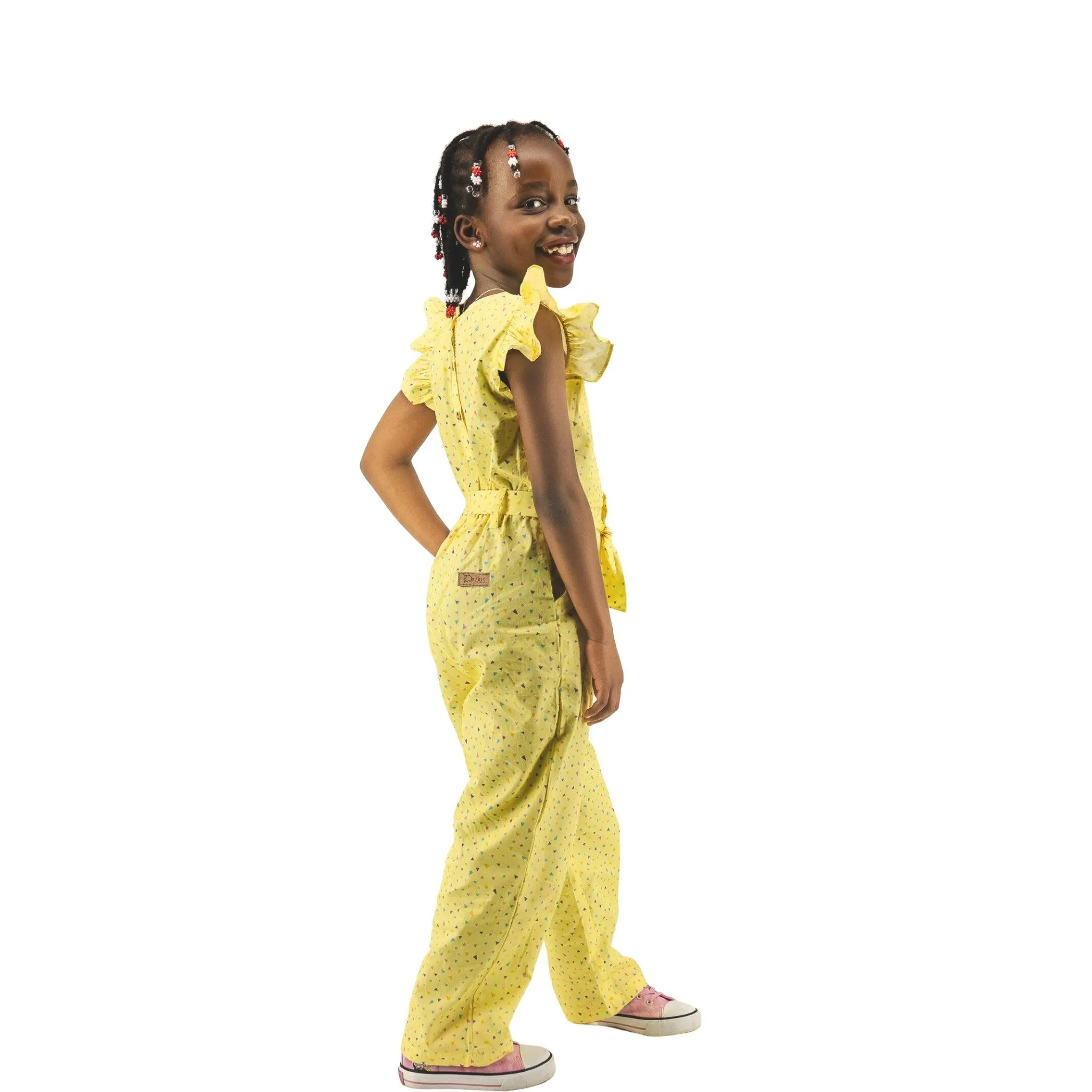 Stylish Lemon Meringue Jumpsuit for Children