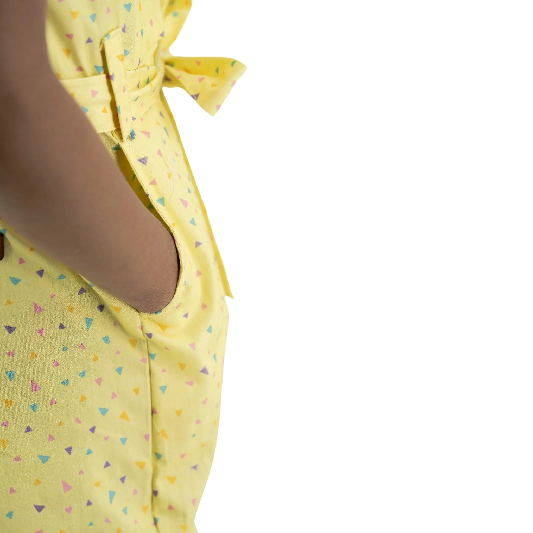 Stylish Lemon Meringue Jumpsuit for Children