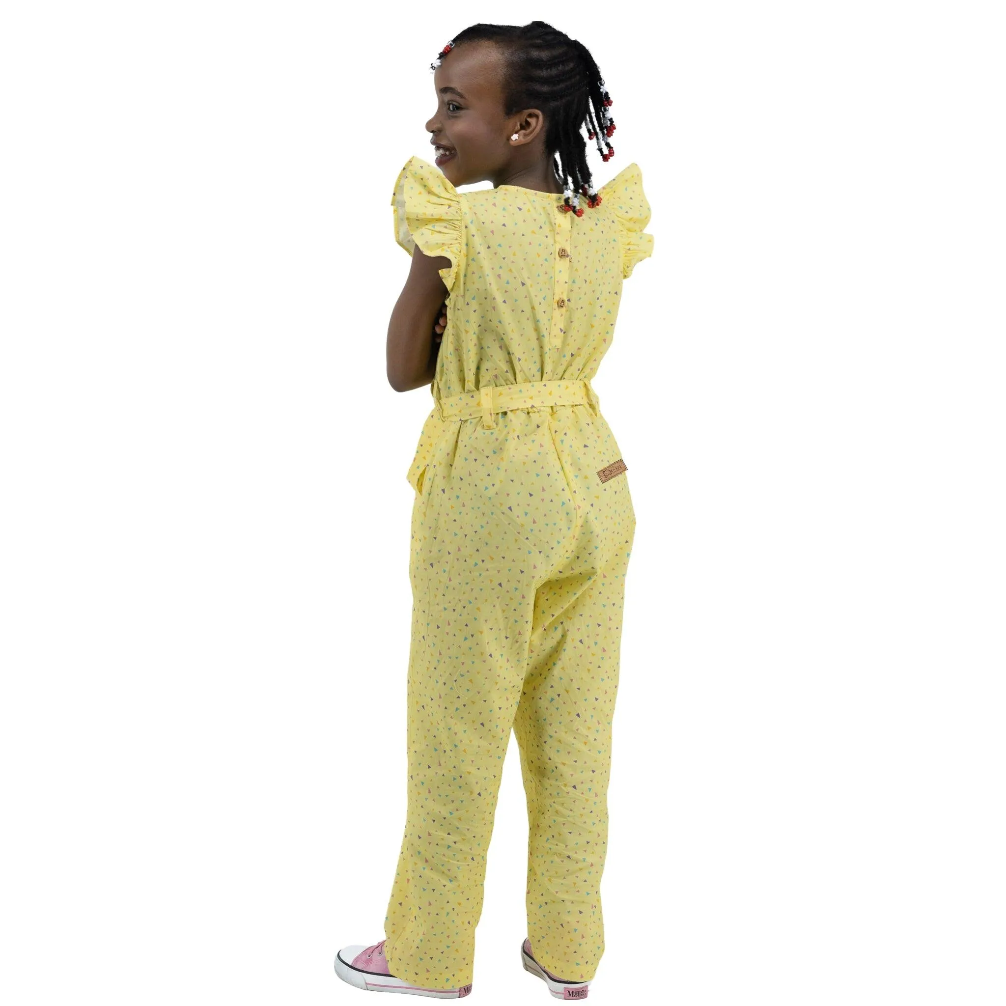 Stylish Lemon Meringue Jumpsuit for Children