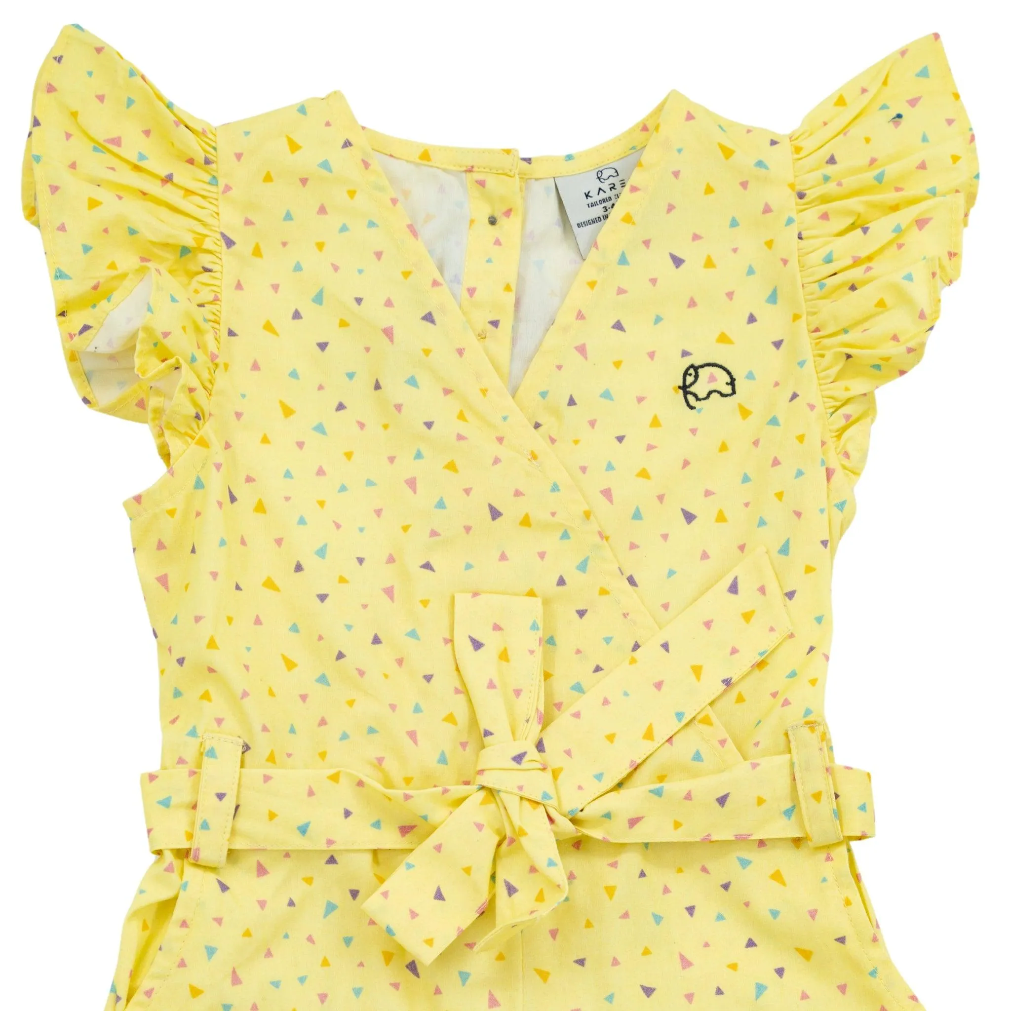 Stylish Lemon Meringue Jumpsuit for Children