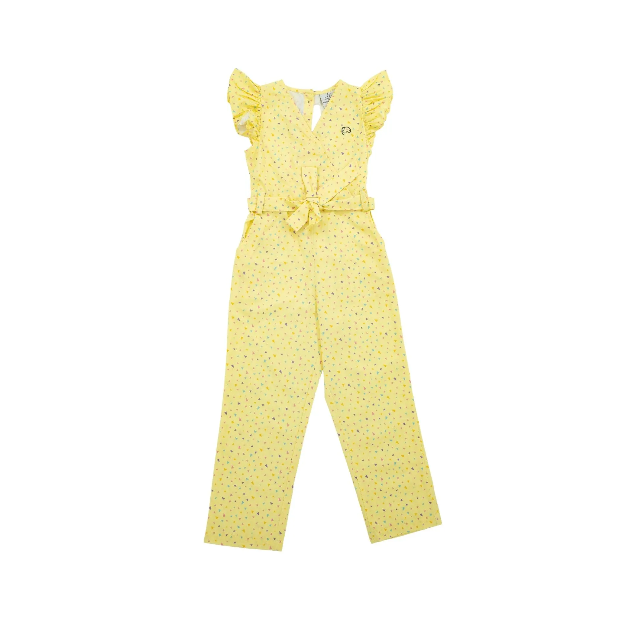 Stylish Lemon Meringue Jumpsuit for Children