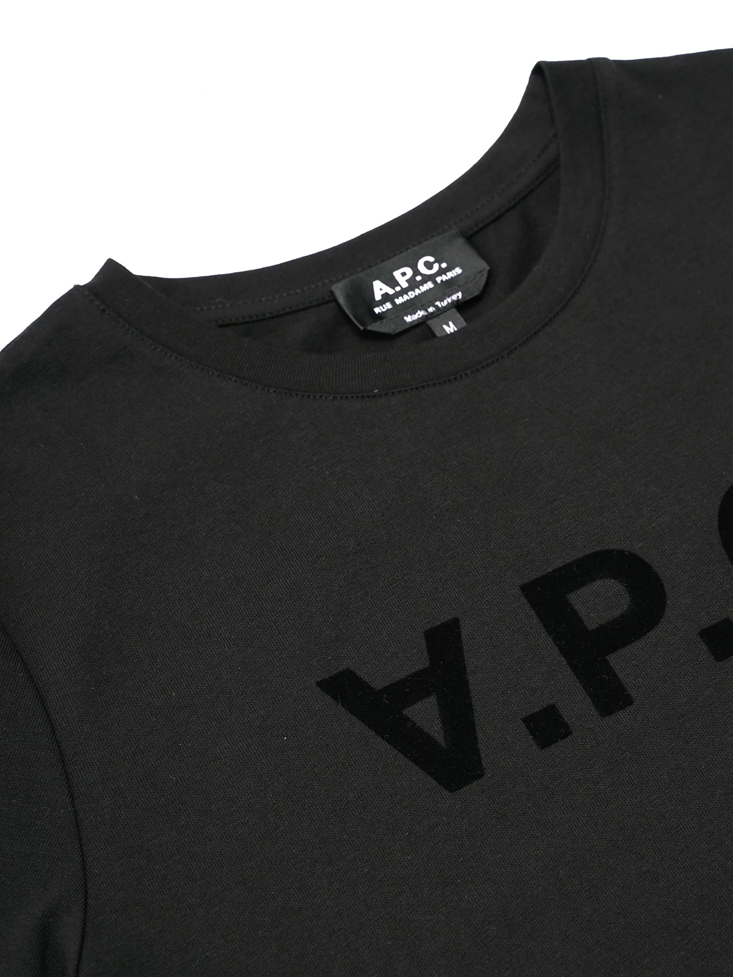 t-shirt vpc color f_LZZ NOIR