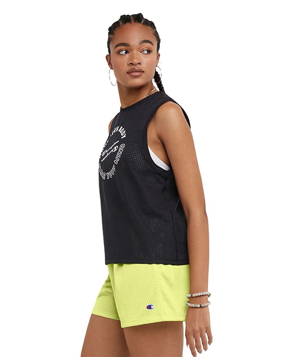 Tank Para Mujer Sport Mesh Tank - Graphic Champion