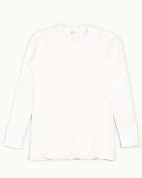 The Real McCoy's MC12123 Thermal Shirts Long Sleeve White