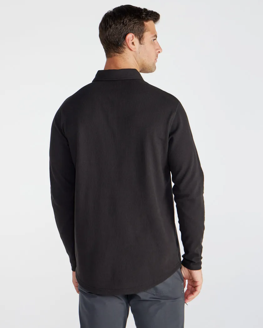 Thermal Long Sleeve Polo