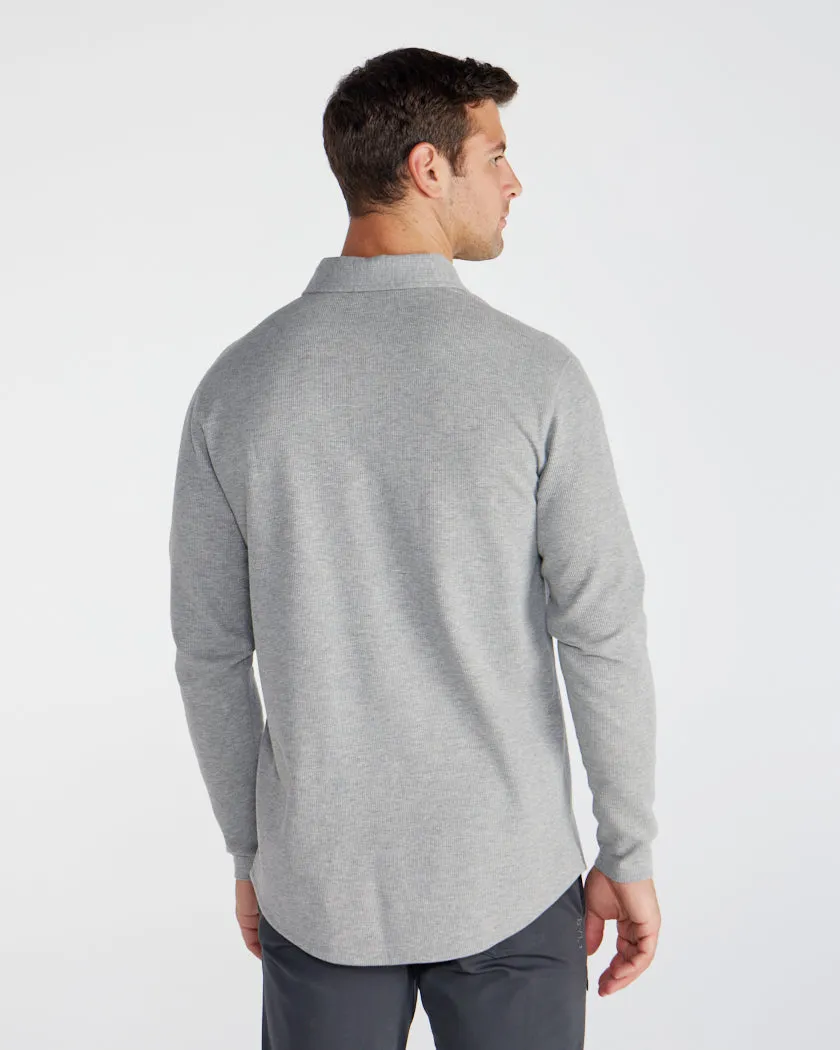 Thermal Long Sleeve Polo