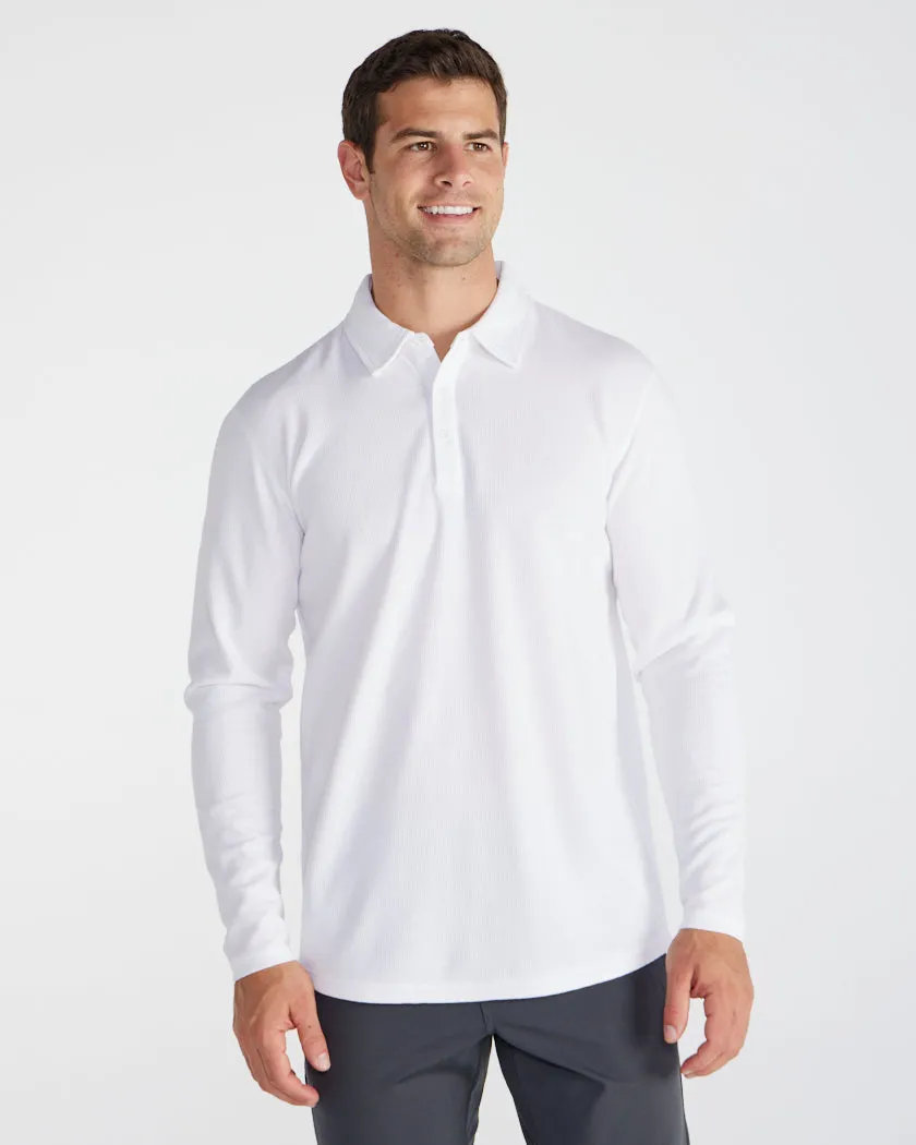 Thermal Long Sleeve Polo