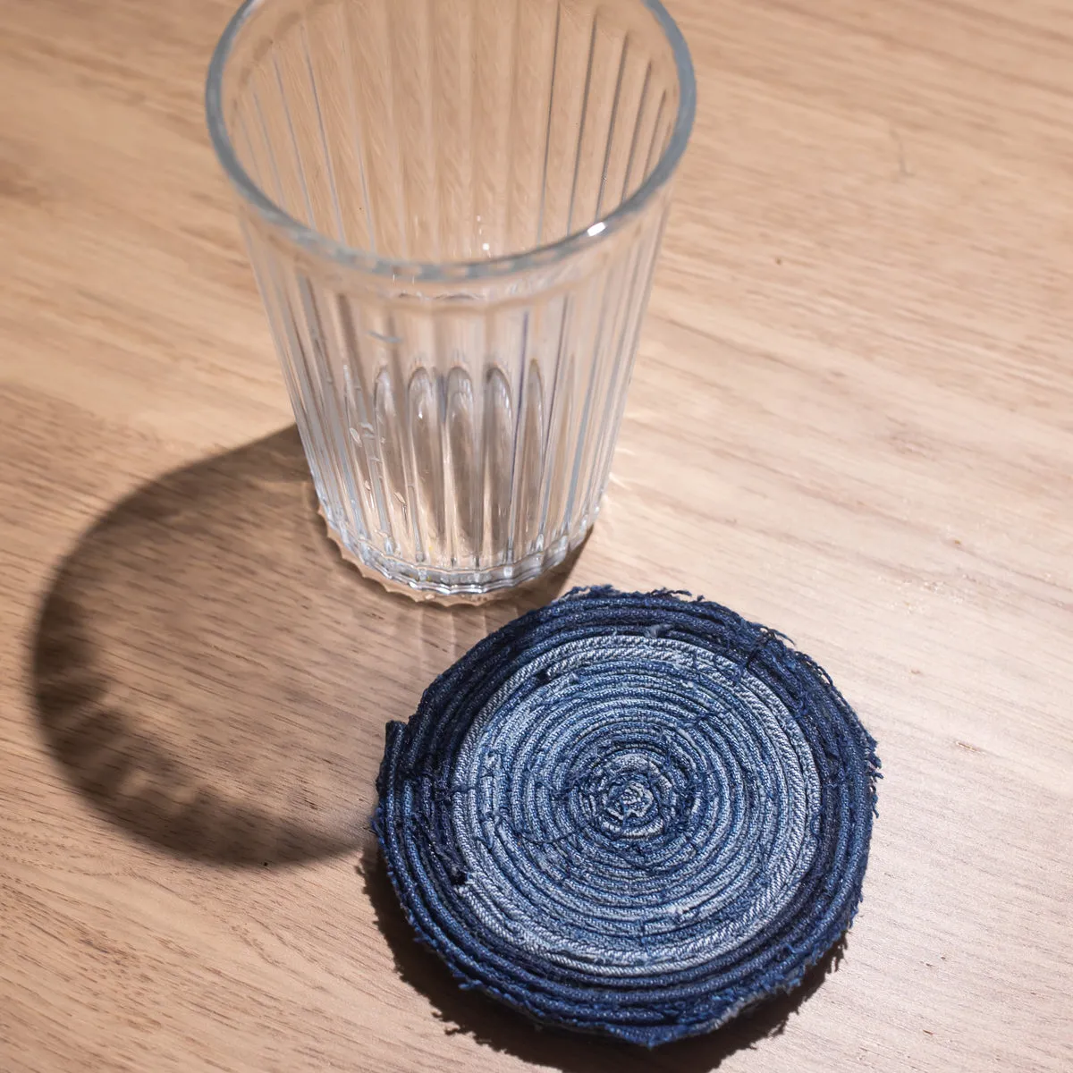 Upcycled Denim Coasters