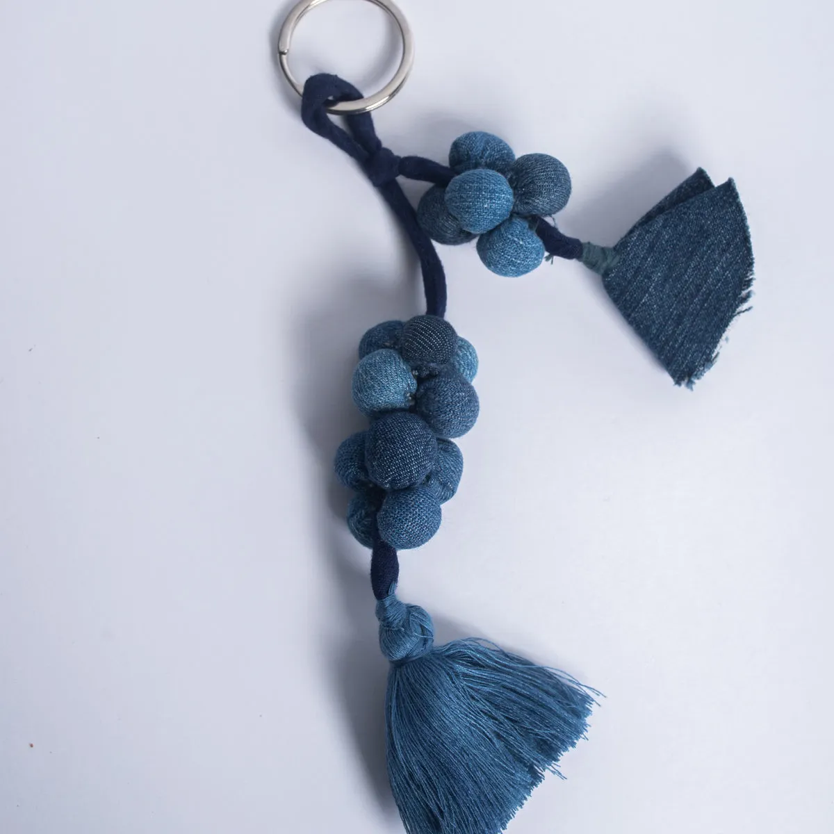 Upcycled Denim Keychain by Dwij