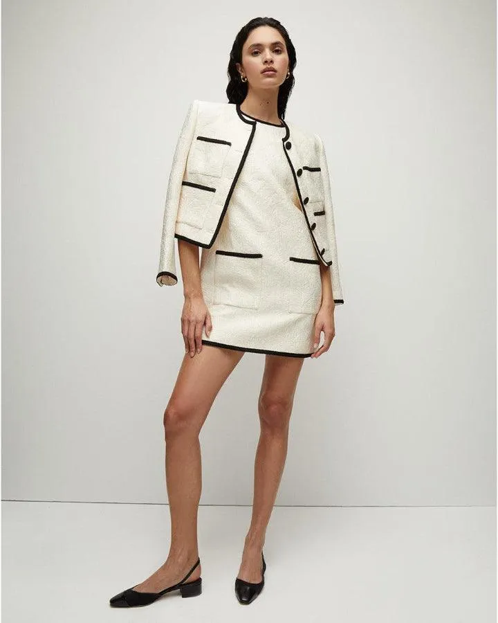 Veronica Beard Darla Tailored Jacquard Jacket