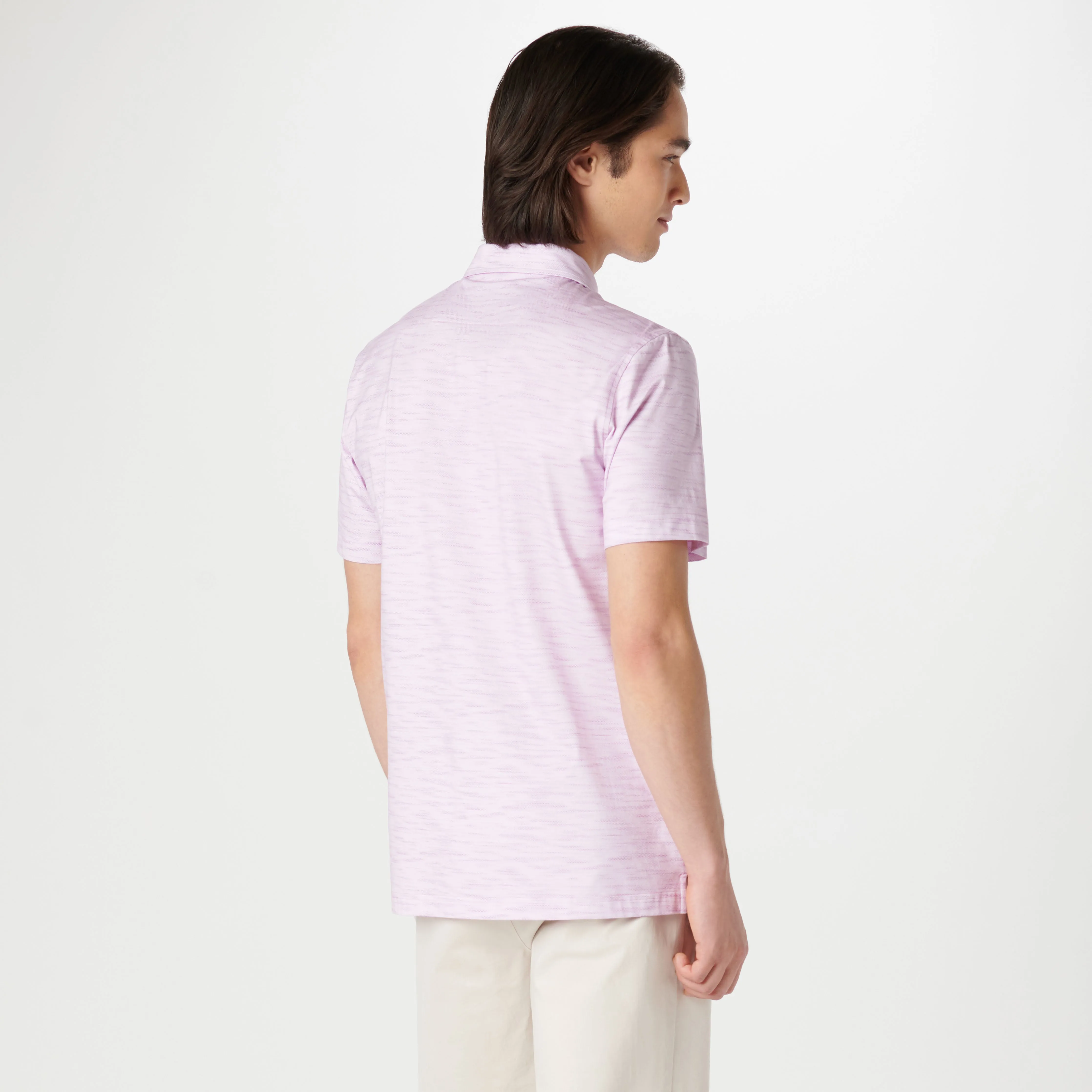 Victor Stitch Print OoohCotton Polo