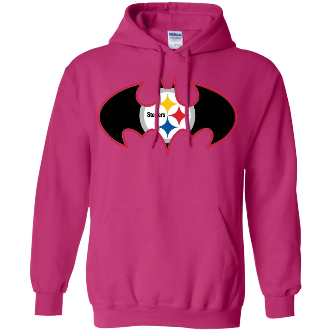 We Are The Pittsburgh Steelers Batman Nfl Mashup Pullover Hoodie Sweatshirt