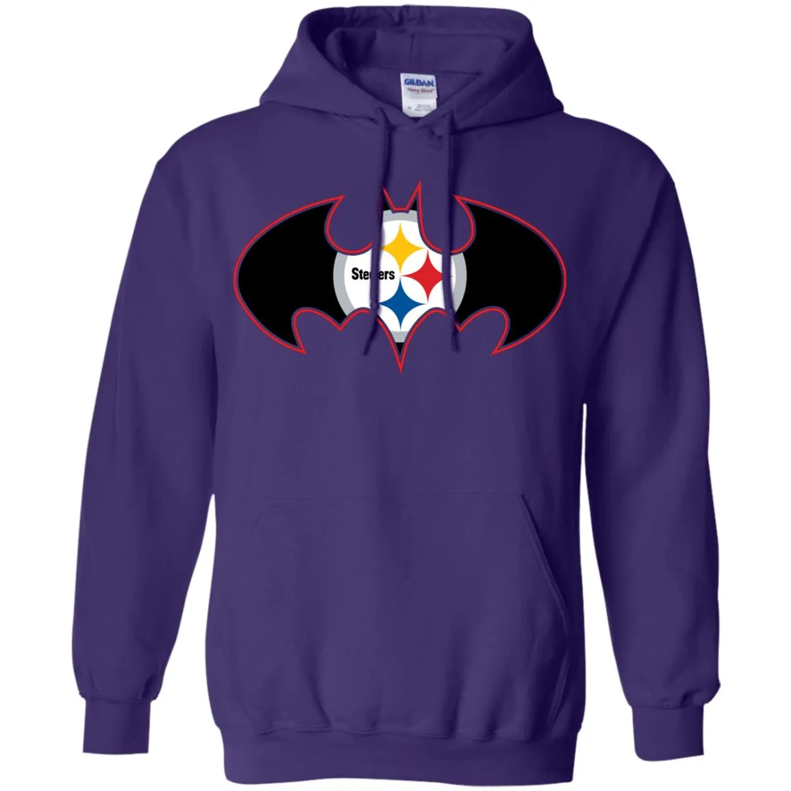 We Are The Pittsburgh Steelers Batman Nfl Mashup Pullover Hoodie Sweatshirt