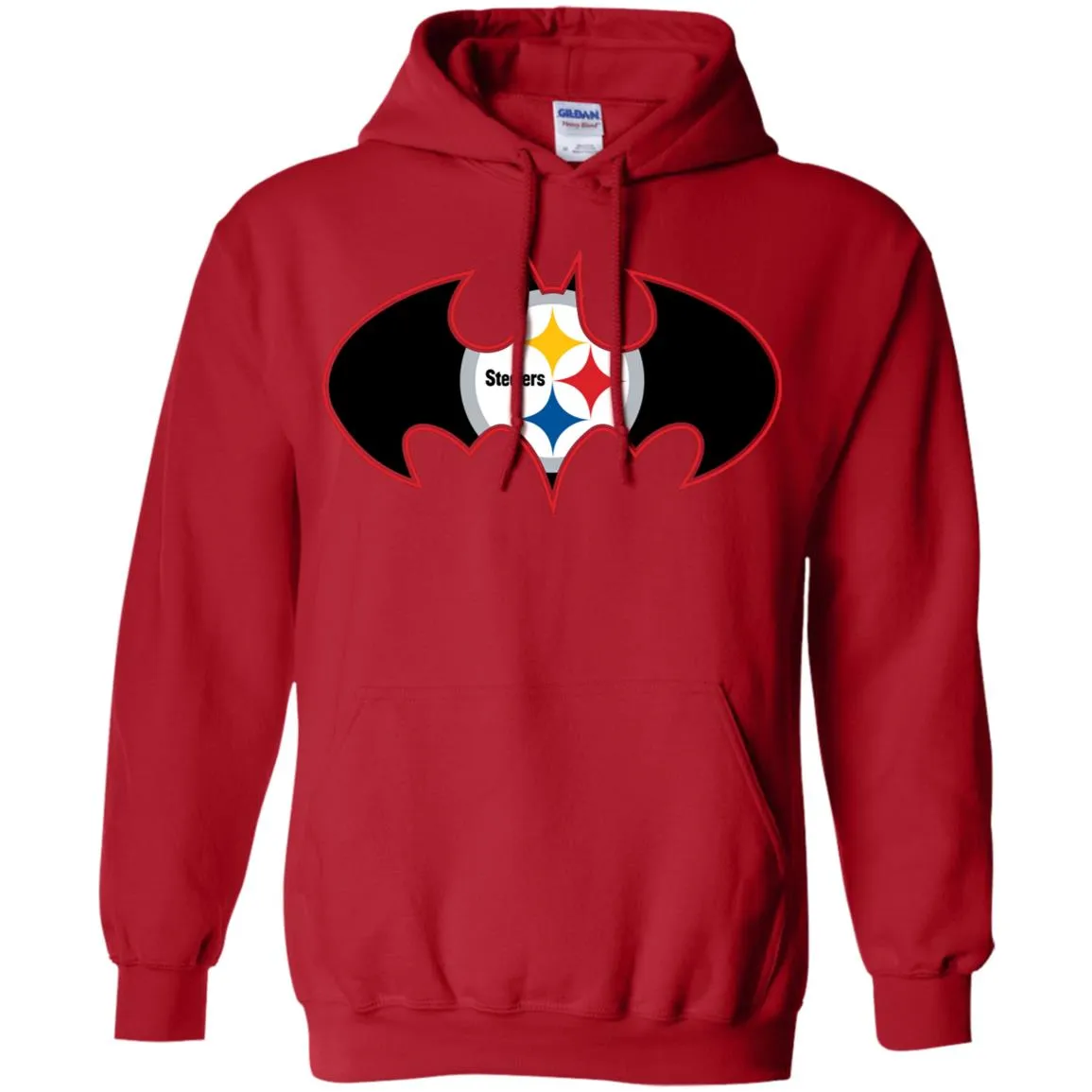 We Are The Pittsburgh Steelers Batman Nfl Mashup Pullover Hoodie Sweatshirt