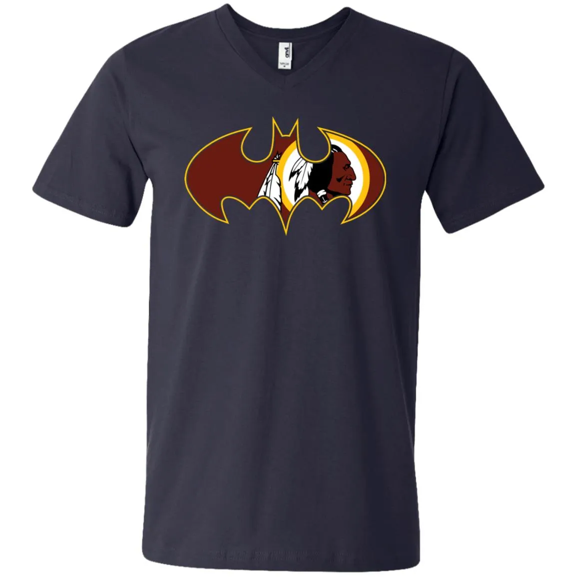 We Are The Washington Redskins Batman Nfl Mashup Men V-Neck T-Shirt